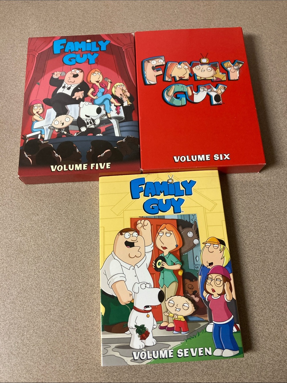 Family guy dvd Box Set Volumes Five, Six & Seven - Multi-Color